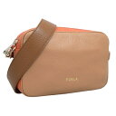 お買い物マラソン限定 当店全品エントリーでポイント10倍 フルラ FURLA REAL MINI CAMERA CASE ショルダーバッグ バッグ レザー ミーレタンジェリンコニャック ブラウンマルチ レディース wb00243hsc0000616s