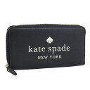 ケイト・スペード ニューヨーク 革長財布 レディース ケイトスペード KATE SPADE ELLA PEBBLED LEATHER LARGE CONTINENTAL WALLET 長財布 財布 レザー ブラック レディース k4779-001 アウトレット