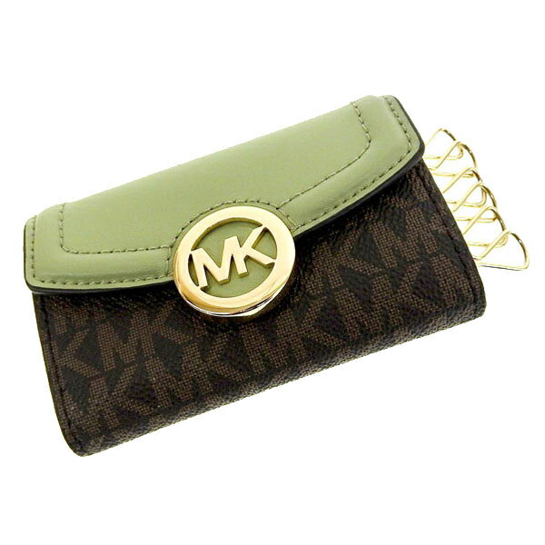 キーケース マイケルコース 期間限定セール MICHAEL KORS 鍵入れ 小物 グリーン×ブラウン レディース d35s0gftp5b-ligsag アウトレット