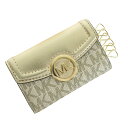 マイケルコース 小物 レディース アウトレット キーケース 鍵入れ ゴールド 35H1GFTP5B-PALGOL MICHAEL KORS MICHAEL KORS