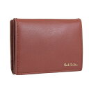 ポールスミス 財布 メンズ アウトレット 二つ折り財布 コインケース 小銭入れ レザー レンガ MSTトリム IN PSMSW0250 PAUL SMITH