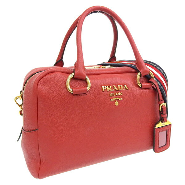 数量限定セール プラダバッグ レディース アウトレット 2WAY トートバッグ レッド 1BB086 VITELLO PHENIX ROSSO PRADA 30日間返品保証 代引手数料無料 母の日ギフトのサムネイル
