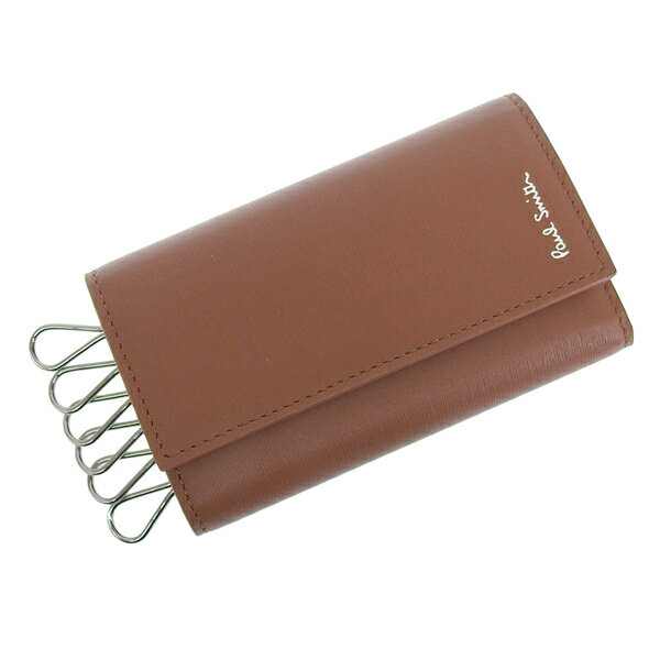 ポールスミス 小物 メンズ レディース キーケース 6連 カウレザー タン WALLET KEYCASE M1A1981-ISTRGS-62 PAUL SMITH