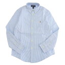 ラルフローレン 衣類 メンズ レディース シャツ L 14-16 コットン ブルーストライプ CORE REPLEN 323677177001L RALPH LAUREN