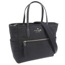 ケイトスペード バッグ レディース トートバッグ 2WAY ショルダーバッグ アウトレット ブラック chelsea ksnyl medium satchel KC526-001 KATE SPADE