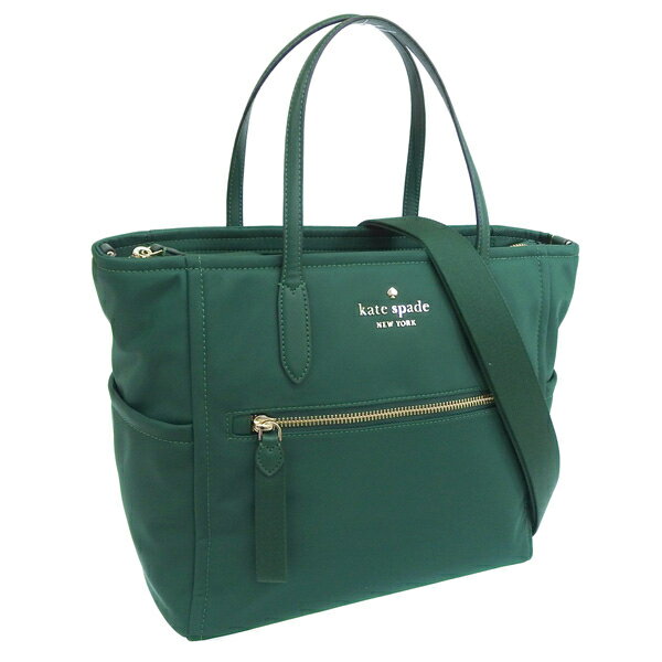 ケイトスペード ケイトスペード バッグ レディース トートバッグ 2WAY ショルダーバッグ アウトレット グリーン chelsea ksnyl medium satchel KC526-300 KATE SPADE