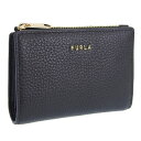 フルラ 財布 レディース 二つ折り財布 アウトレット レザー ブラック RITZY S BI-FOLD W/ZIP PCO9RZYBX0305O6000 FURLA