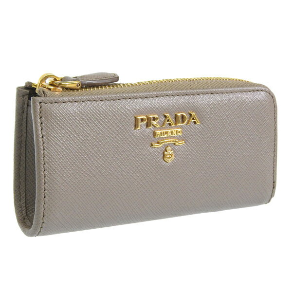 プラダ プラダ 小物 レディース キーケース アウトレット グレー 1PP026 SAFFIANO METAL ARGILLA PRADA