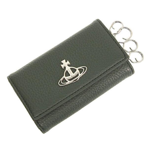 ヴィヴィアンウエストウッド 小物 レディース キーケース グリーン RE-VEGAN GRAIN KEY CASE 51020001US000DM405 VIVIENNE WESTWOOD