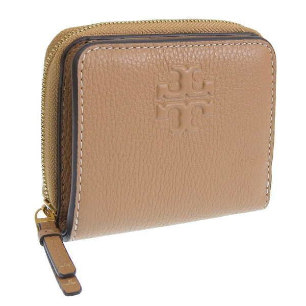 トリーバーチ 財布 レディース 二つ折り財布 アウトレット レザー ブラウン THEA BIFOLD WALLET 146463-221 TORY BURCH