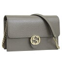 グッチ バッグ レディース ショルダーバッグ アウトレット レザー グレー O WWL 615523CAO0G1226 GUCCI