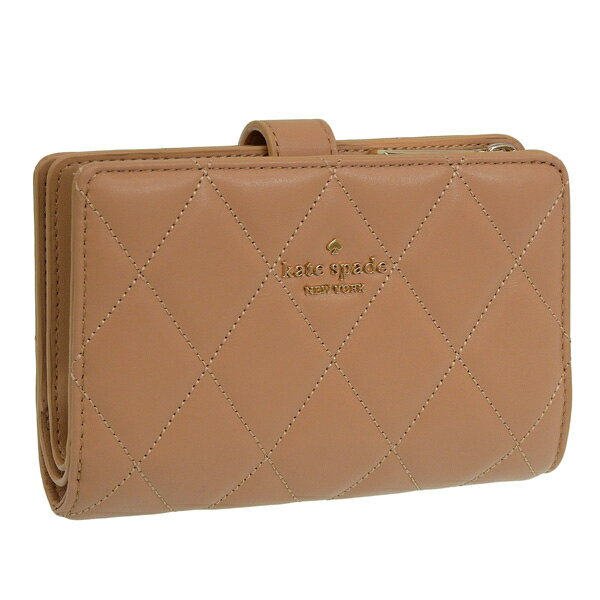 㤤ʪޥ饽 Źʥȥ꡼ǥݥ10 ȥڡ  ǥ ޤ ȥå 쥶 ɥ١ CAREY SMOOTH QUILTED LEATHER M KG424-200 KATE SPADE