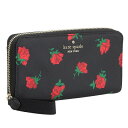 }\ XSiGg[Ń|Cg10{ PCgXy[h z fB[X z AEgbg ubN}` CHELSEA ROSE TOSS PRINTED LARGE CONTINENTAL WALLET KE616-001 KATE SPADE