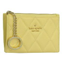 ケイトスペード 小物 レディース カードケース アウトレット レザー イエロー carey sm card hldr KG426-250 KATE SPADE