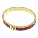 トリーバーチ アクセサリー レディース バングル アウトレット レザー レッド SLIM LEATHER INLAY CUFF 145435-600M TORY...