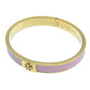 トリーバーチ アクセサリー レディース バングル アウトレット レザー ピンク SLIM LEATHER INLAY CUFF 145435-690M TORY BURCH(4)