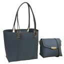 【Oggi 掲載品】 リンレ バッグ レディース トートバッグ ショルダーバッグ セット ダークブルー BL-947DBLUE RINRE A4対応(4)