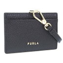 フルラ 小物 レディース カードケース アウトレット レザー ブラック RITZY BADGE HOLDER HORIZONTHAL PU47RZYBX0305...