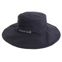 モンベル 小物 メンズ レディース ハット L ナイロン ブラック Wide Brim Hat RL1108743BK mont-bell
