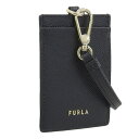 フルラ 小物 レディース カードケース アウトレット レザー ブラック CLASSIC S BADGE HOLDER WP00330BX0306O6000 FU...