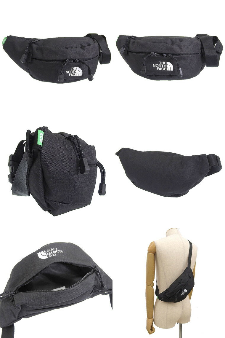 ノースフェイス バッグ メンズ レディース ボディバッグ ブラック STANDARD HIP SACK NN2PQ65J-BLK THE NORTH FACE