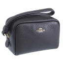 コーチ 小物 レディース ポーチ アウトレット品 レザー ブラック PCH WRST PBBLD LTH CW906IMBLK COACH