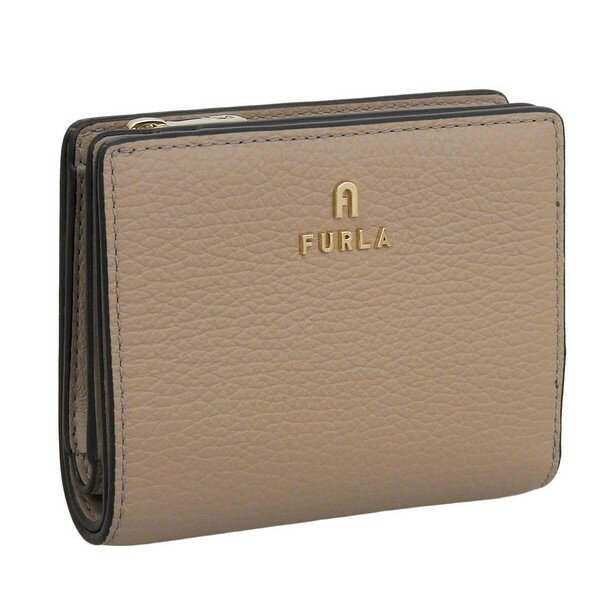 フルラ 財布 レディース 二つ折り財布 アウトレット品 レザー ベージュ CAMELIA COMPACT S WALLET Z/W WP00307HSF0001257S FURLA