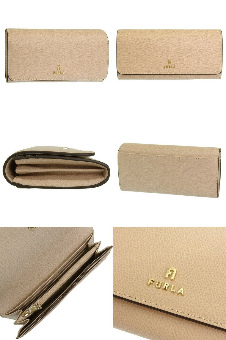 フルラ 財布 レディース 長財布 アウトレット レザー ベージュ FURLA CAMELIA CONTINENTAL WALLET SLIM WP00324ARE000B4L00 FURLA