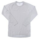 モンベル 衣類 メンズ アンダーウエア M ポリエステル ライトグレー ZEO-LINE Middle Weght Round Neck RM1107704LG...