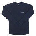 モンベル 衣類 メンズ アンダーウエア M ポリエステル ネイビー ZEO-LINE Middle Weght Round Neck RM1107704NV m...