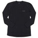 モンベル 衣類 メンズ インナー Mサイズ ブラック ジオラインL.W. ラウンドネックシャツ メンズ RM1107732BK mont-bell