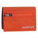 モンベル 財布 メンズ レディース 三つ折り財布 ナイロン オレンジ トレールワレット 1133248OGRD mont-bell
