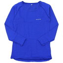 モンベル 衣類 レディース インナー Mサイズ ブルー ジオライン M.W. ラウンドネックシャツ ウィメンズ RM1107705BL mont-bell