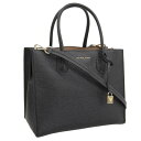 マイケルコース バッグ レディース トートバッグ レザー ブラック MERCER KORS STUDIO LG CONV TOTE 30F6GM9T3L-001 MICHAEL KORS