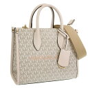 マイケルコース バッグ レディース 2WAY ショルダー ハンドバッグ アウトレット ホワイトマルチ MIRELLA SM SHOPPER TZ XBODY 3...