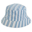 メゾン キツネ 帽子 メンズ レディース ハット ブルー×ホワイト IU06172WW2002S422 MAISON KITSUNE