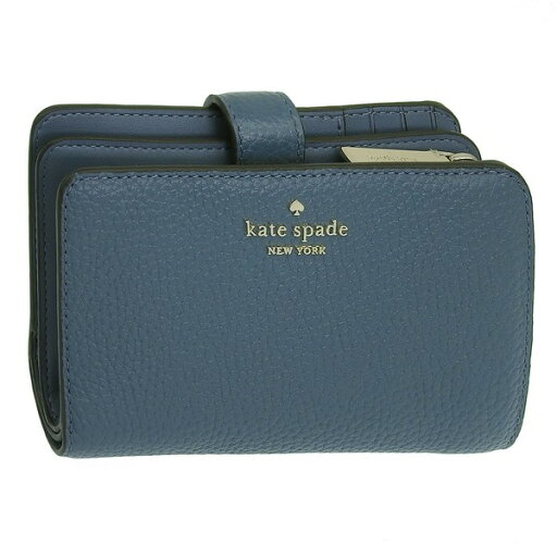 ケイトスペード 財布 レディース 二つ折り財布 アウトレット レザー ブルー LENA MD COMPBIFOLD KH787-404 KATE SPADE ケイトスペード 財布 レディース 二つ折り財布 アウトレット レザー ブルー LENA MD COMPBIFOLD KH787-404 KATE SPADE