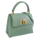 フルラ バッグ レディース 2WAY ショルダーバッグ ハンドバッグ アウトレット レザー グリーン FURLA 1927-MINI TOP HANDLE BA...