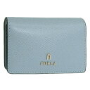 フルラ 小物 レディース カードケース レザー ブルー×ベージュ FURLA CAMELIA BUSINESS CARD CASE WP00408ARE0003...