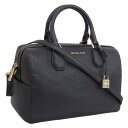 マイケルコース バッグ レディース ショルダーバッグ レザー ブラック MERCER MD DUFFLE 30H6GM9U2L-001 MICHAEL KORS