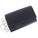 グッチ 小物 メンズ レディース キーケース アウトレット レザー ネイビー O K.CASE AVEL 779824CWC1N4009 GUCCI
