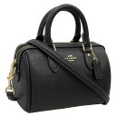 コーチ バッグ レディース 2WAY ショルダーバッグ ハンドバッグ アウトレット レザー ブラック CV404IMBLK COACH