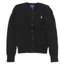 ラルフローレン 衣類 レディース カーディガン M コットン ブラック CORE REPLEN 313543047005MBK RALPH LAUREN