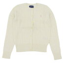 ラルフローレン 衣類 レディース カーディガン M コットン アイボリー CORE REPLEN 313543047012MWT RALPH LAUREN