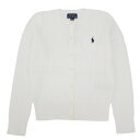 ラルフローレン 衣類 レディース カーディガン M コットン ホワイト CORE REPLEN 313543047064MWTNV RALPH LAUREN