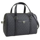 マイケルコース バッグ レディース ショルダーバッグ アウトレット コーティングキャンバス ブラック TRAVEL/MD/DUFFLE/SATCHEL 35S4...
