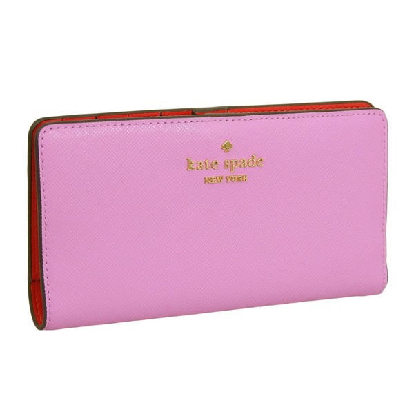 ケイトスペード 財布 レディース 長財布 アウトレット サフィアーノレザー ピンク madison lg slm bifld KI366-651 KATE SPADE
