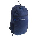 モンベル バッグ メンズ レディース リュックサック ナイロン ネイビー ポケッタブル ライトパック 20 1133471NV mont-bell A4対応