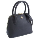 トリーバーチ バッグ レディース 2WAYバッグ ショルダーバッグ アウトレット レザー ブラック EMERSON MINI DOME SATCHEL 1595...