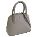 トリーバーチ バッグ レディース 2WAYバッグ ショルダーバッグ アウトレット レザー グレー EMERSON MINI DOME SATCHEL 159531-083 TORY BURCH